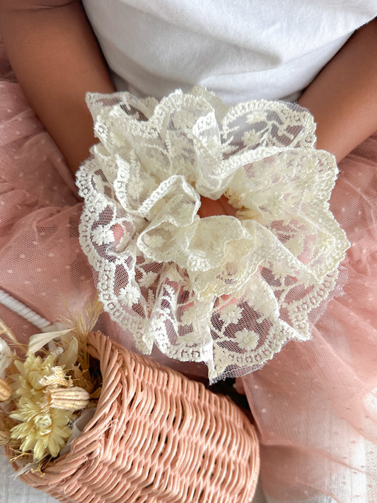 Scarlett Lace Scrunchie