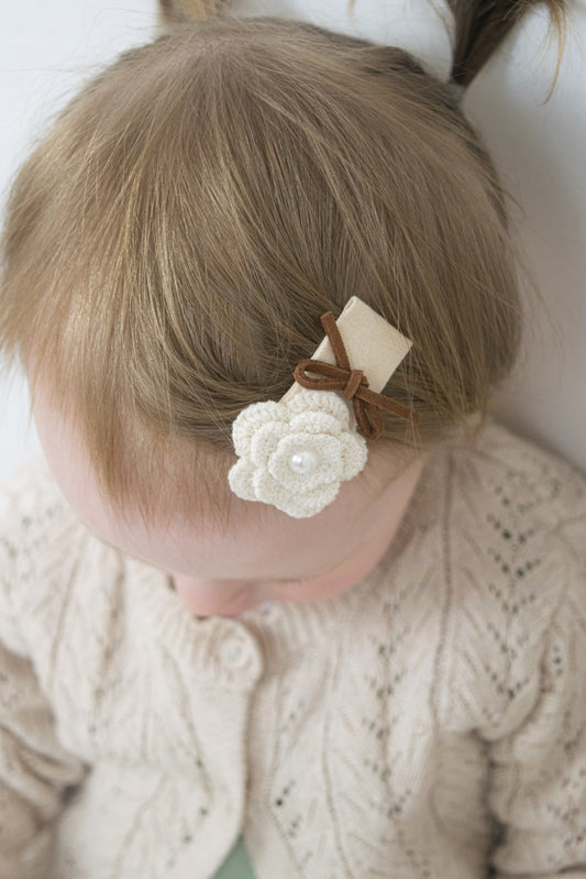 Chestnut Lace Fluer Clip