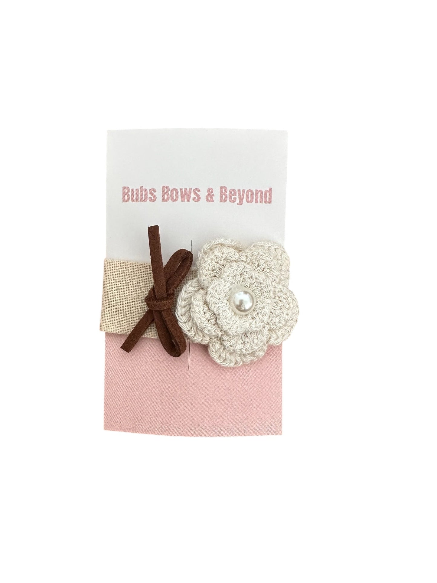 Chestnut Lace Fluer Clip